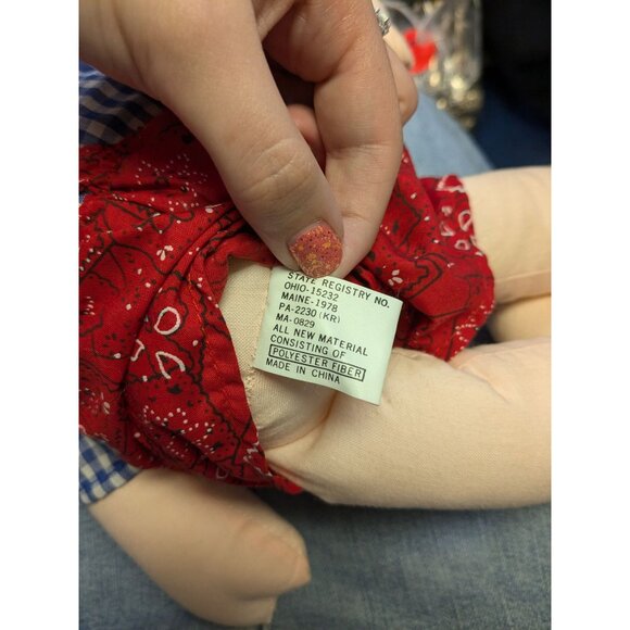 Vintage J S International Farm Pig 1978 Stuffed Animal 16" - Picture 4 of 4